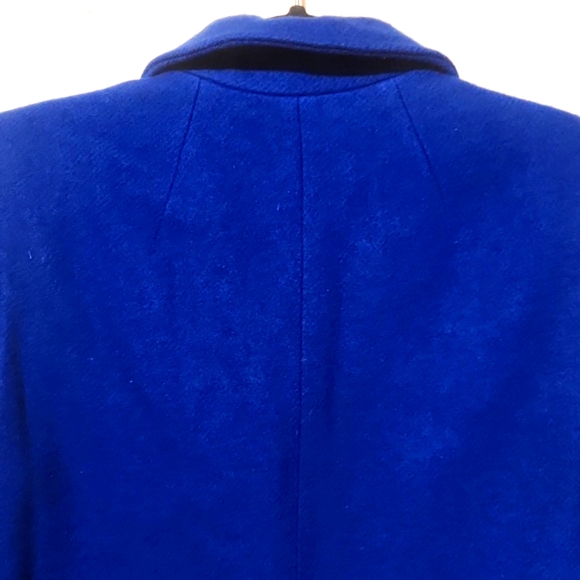 Miss Pendleton Vintage 100% Virgin Wool Royal Blue Blazer Jacket Size 11 EUC!!! - Picture 10 of 14